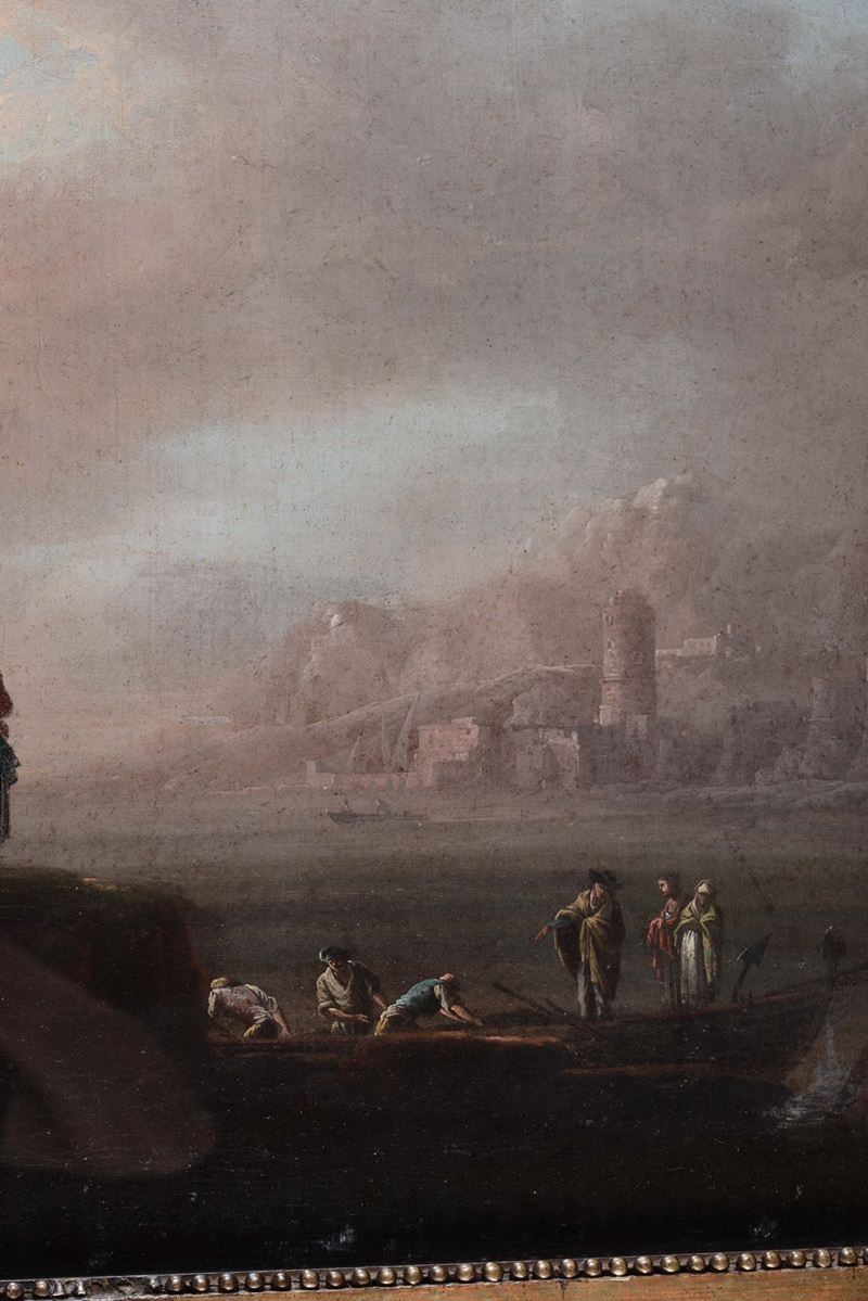 Francesco Fidanza Roma 1747 Milano 1819 Paesaggio Con Figure Asta 
