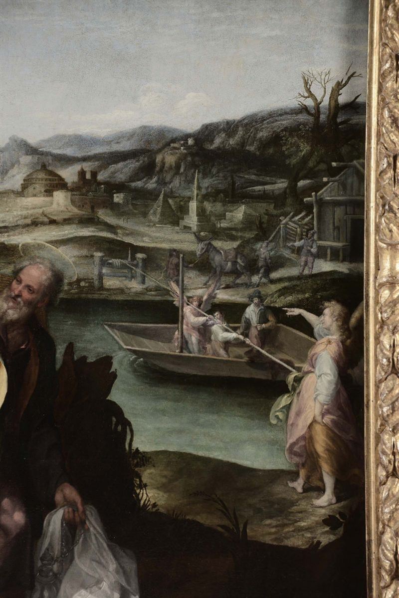 Giovan Battista Cavagna (Roma 1545 Loreto 1613) Riposo durante la