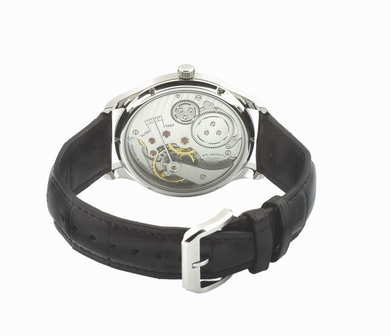 IWC, Portoghese, cassa No. 3571204, Ref. 5454, orologio da polso, in  acciaio, impermeabile, carica manuale. Accompagnato da scatola, garanzia e  libretto di istruzioni. Venduto nel 2010. - Asta Orologi da Polso e