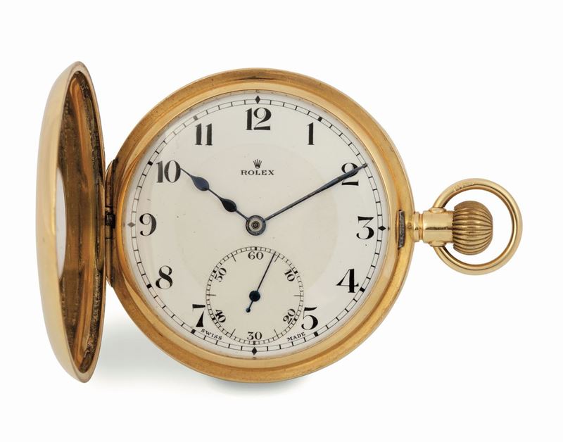 ROLEX. Orologio da tasca, in oro giallo 18K. Realizzato nel 1940 circa -  Asta Orologi da polso e da tasca - Cambi Casa d'Aste