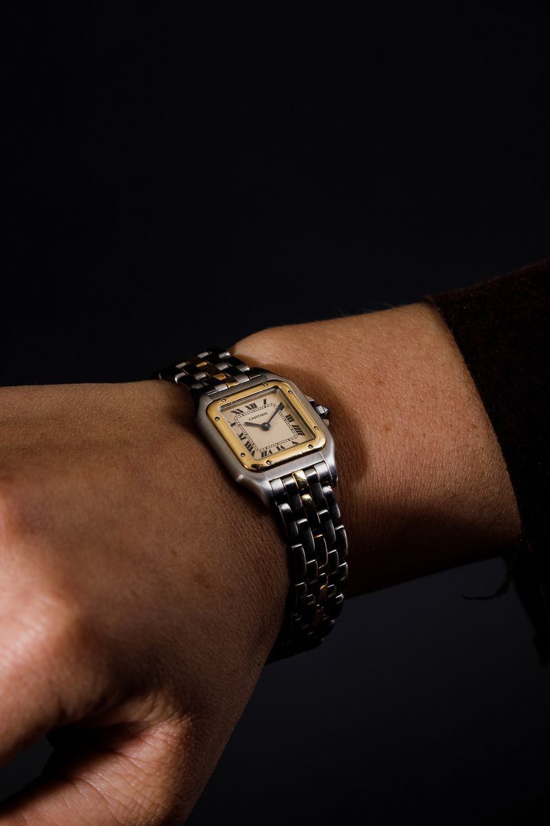 CARTIER - Panthere lady acciaio e oro al quarzo, monofilo d'oro. - Asta  Orologi da Polso e da Tasca - Cambi Casa d'Aste