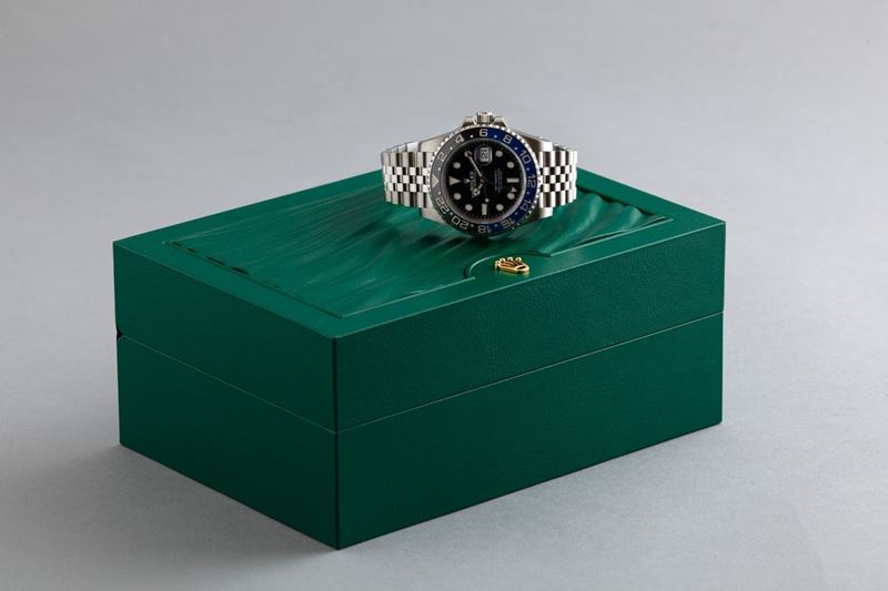 ROLEX - GMT Master II Ref 126710BLNR in acciaio, con ghiera ceramica  bicolore, bracciale Jubilee. Accompagnato da scatola originale e garanzia -  Asta Orologi da Polso e da Tasca - Cambi Casa d'Aste