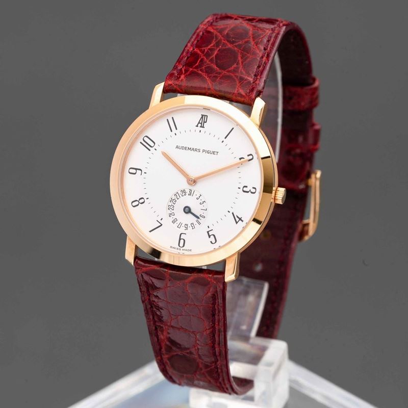 AUDEMARS PIGUET - Classique in oro 18k carica manuale con indicazione della  data al sei, quadrante bianco con numeri Arabi - Asta Orologi da Polso e da  Tasca - Cambi Casa d'Aste