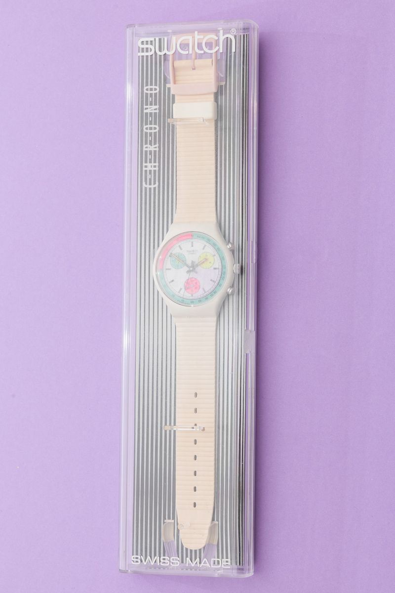 Swatch Chrono WHITE HORSES SCW100 1990 - Auction Swatch History - Cambi  Casa d'Aste