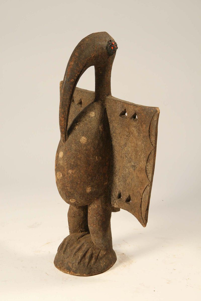 Avoria 12297 Kalao Figura di Uccello Il senufo Costa D'Avorio 