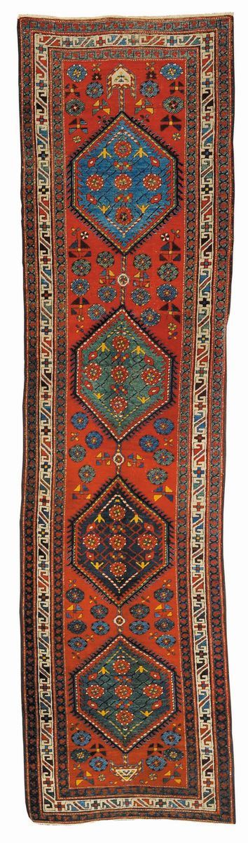 Passatoia persiana Heriz, fine XIX secolo  - Auction Ancient Carpets - Cambi Casa d'Aste