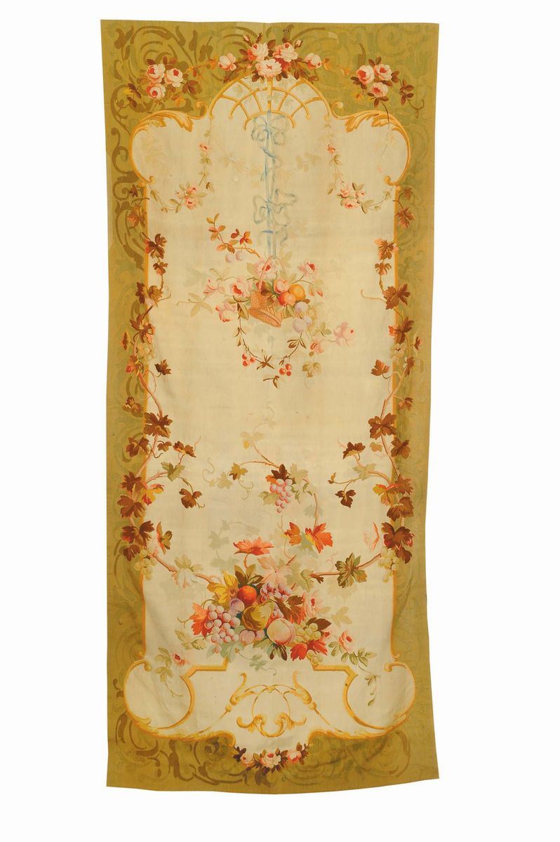 Coppia di pannelli Aubusson, XIX secolo  - Auction Ancient Carpets - Cambi Casa d'Aste