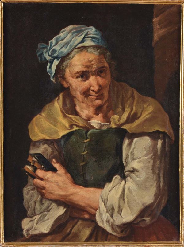 Eberhard Keil detto Monsù Bernardo (Helsingor 1624- Roma 1687) seguace di Figura femminile