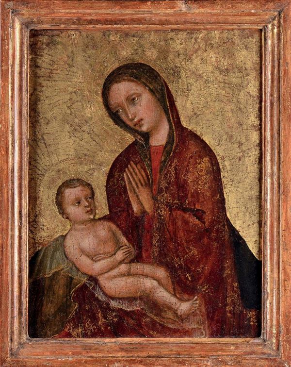 Zanino di Pietro (XV secolo) Madonna col Bambino
