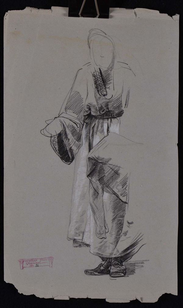 Cesare Maccari (1840-1919) Figura maschile
