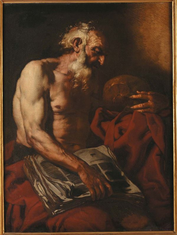 Johann Carl Loth (Monaco di Baviera, 1632- Venezia, 1698) San Gerolamo