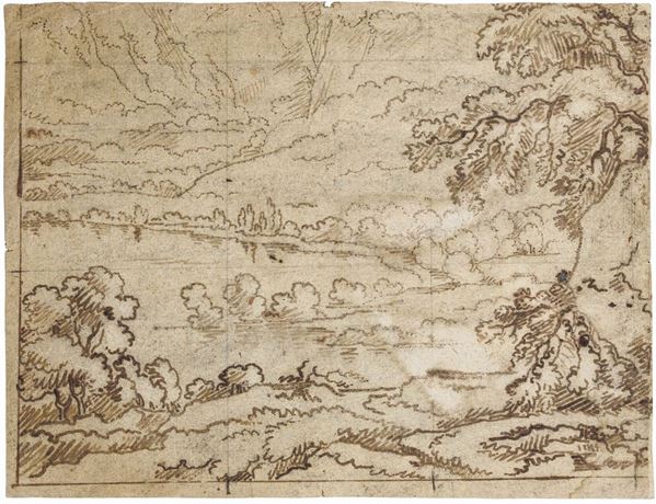 Carlo Antonio Tavella (Milano 1668 - Genova 1738) Paesaggio