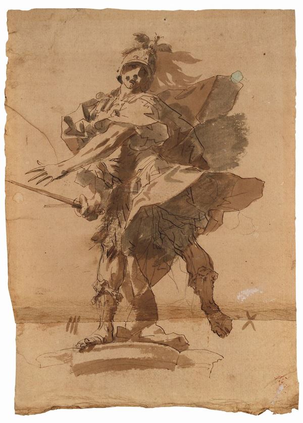 Sebastiano Galeotti (Firenze 1675 - Mondovì 1746) Guerriero
