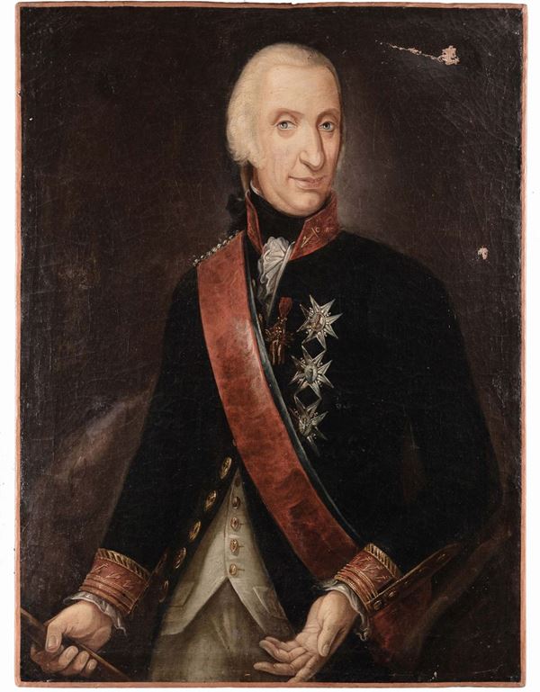 Anonimo del XIX secolo Ritratto di Ferdinando II re di Napoli