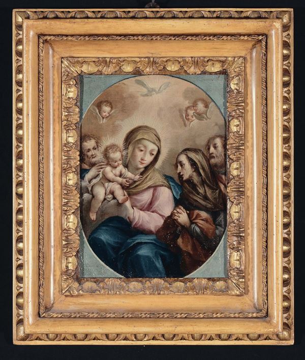 Scuola Napoletana del XVIII secolo Madonna con Bambino