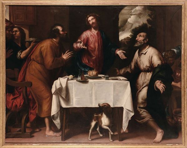 Giovan Battista Casoni (Lerici, 1610-Genova, 1686) Gesù in Emmaus