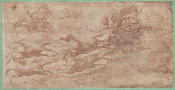Francesco Montelatici detto Cecco Bravo (Firenze 1607 - Innsbruck 1661) Fetonte guida il carro del sole
