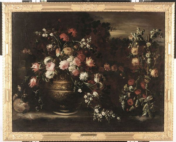 Elisabetta Marchioni (attiva a Rovigo dalla metà del XVII secolo) Natura morta con fiori
