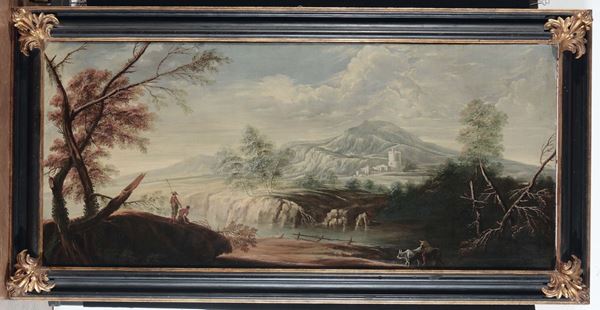 Antonio Diziani (Venezia 1737 - 1797), ambito di Paesaggio invernale