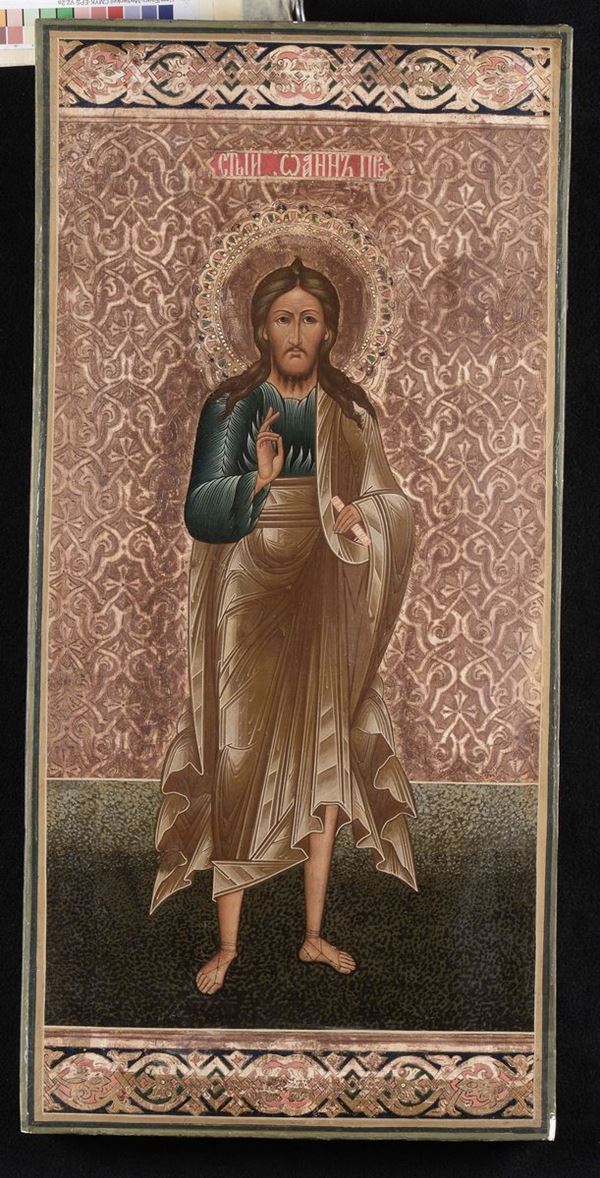 Icona raffigurante San Giovanni Battista il precursore, XIX secolo