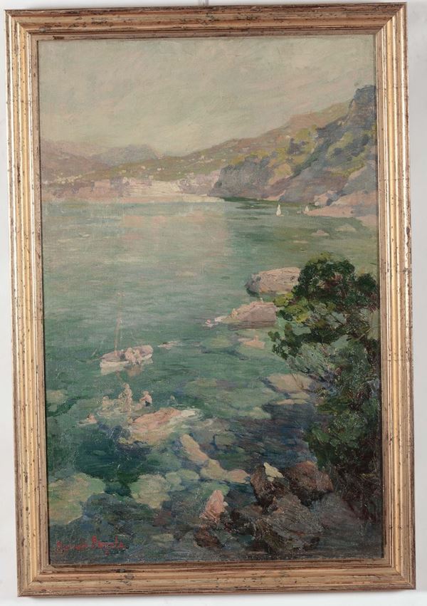 Romolo Pergola (1890-1960) Vista da Camogli