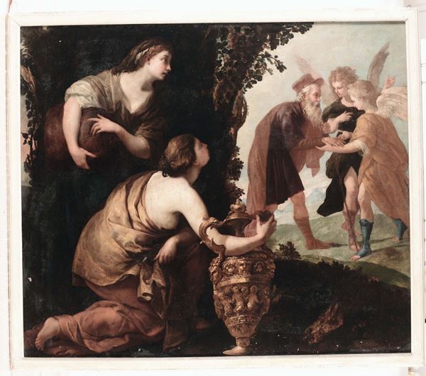Simone Pignoni (Firenze 1611/14-1698) Scena biblica