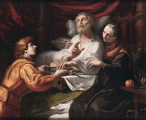 Andrea Ansaldo (1584-1638) Esau e Giacobbe
