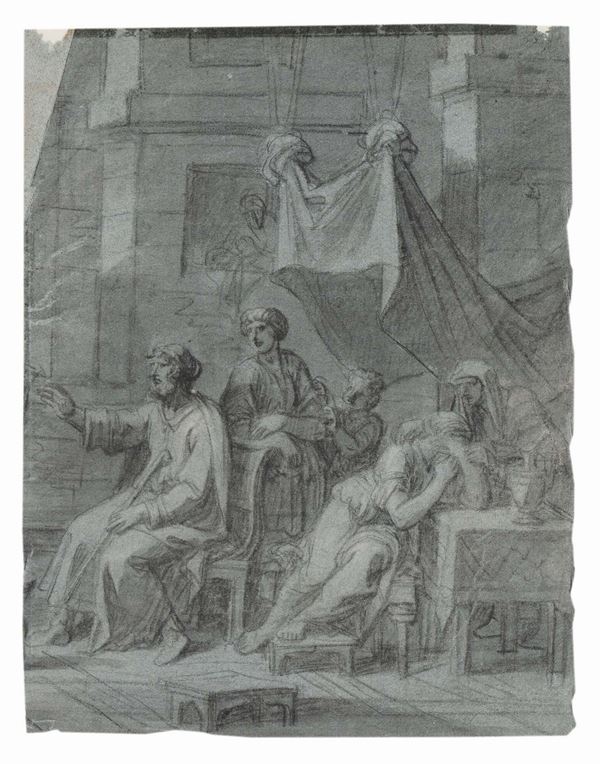 Francois Verdier (Parigi 1651 - 1730) Scena Biblica