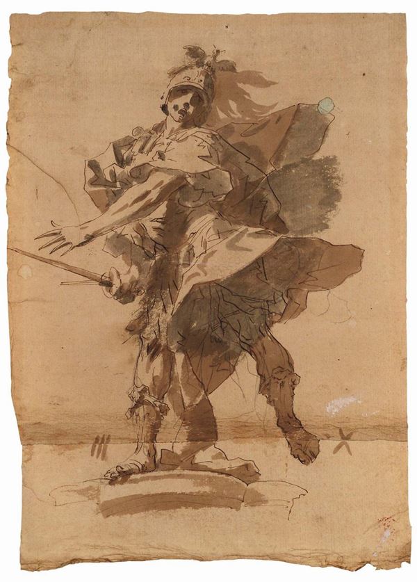 Sebastiano Galeotti (Firenze 1676 - Mondovì 1746) Guerriero