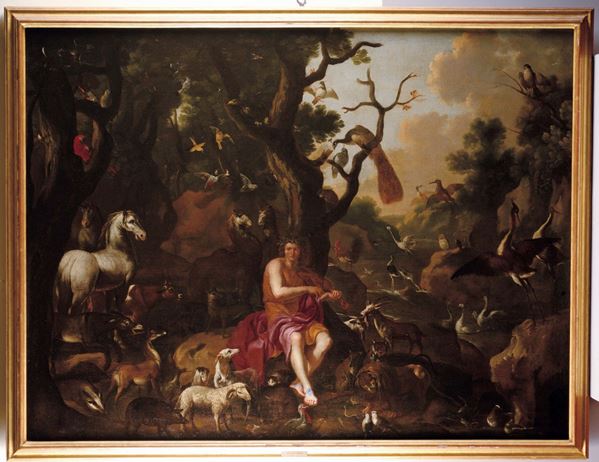 Sinibaldo Scorza (Voltaggio 1589 - Genova 1631) Orfeo e gli animali