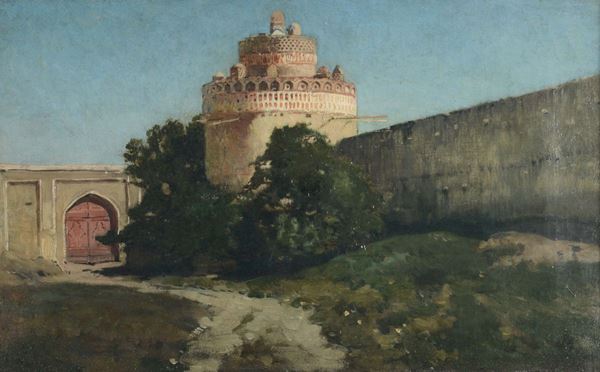 Alberto Pasini (Busseto 1826 - Cavoretto 1899) Fortificazione