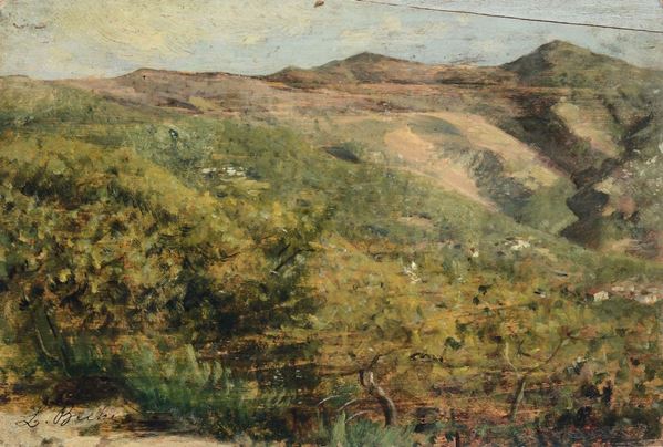 Luigi Bechi (Firenze 1830-1919) Paesaggio