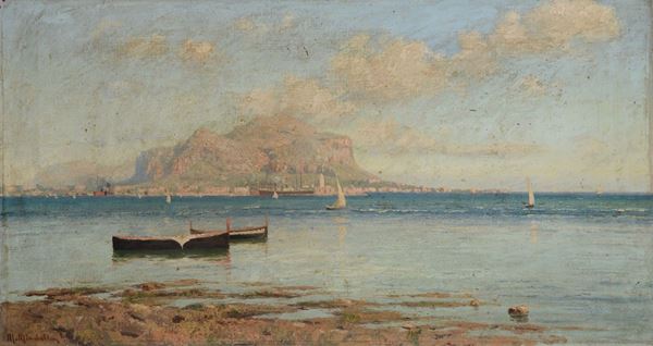 Mario Mirabella (Palermo 1870-1931) Paesaggio