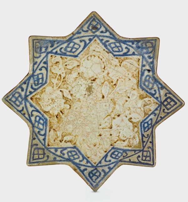 Mattonella Kashan (Persia), Fine XIII - inizio XIV secolo (anno Egira 650)