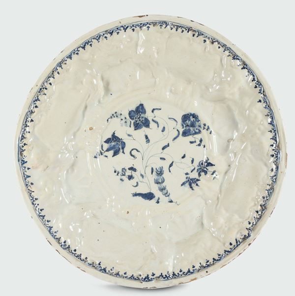 Grande piatto Savona, fine XVII - inizi XVIII secolo