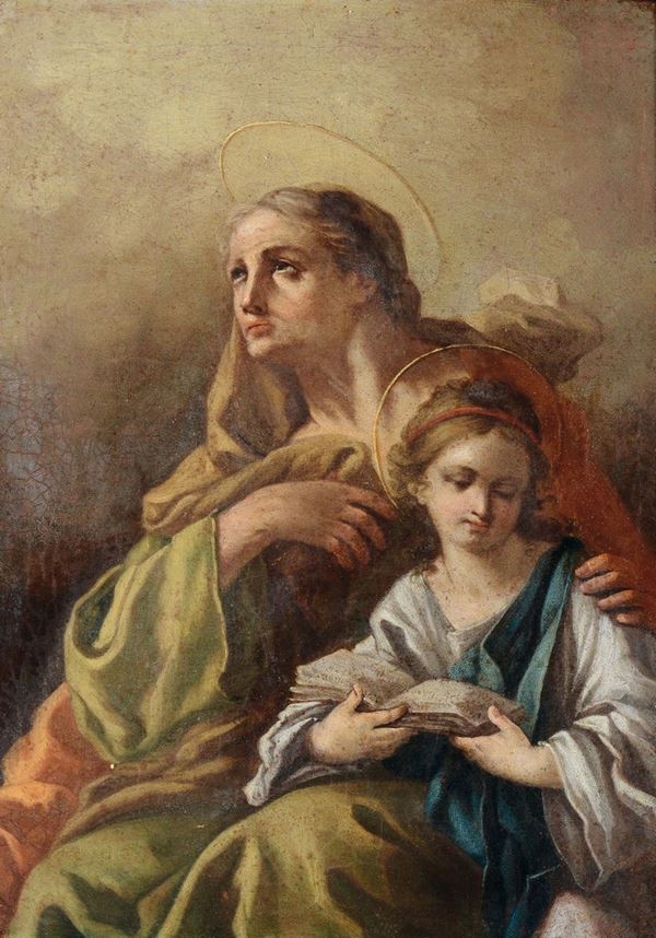 Fedele Fischetti (Napoli 1732-1792) Sant’ Anna con Maria fanciulla