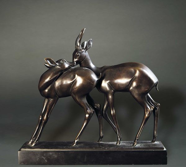 Sirio Tofanari (1886-1969) Antilopi