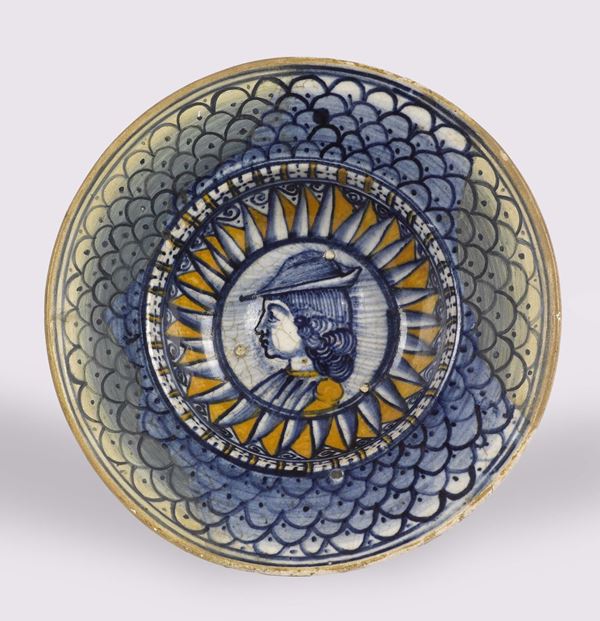 Piccolo piatto Faenza, fine del XV secolo