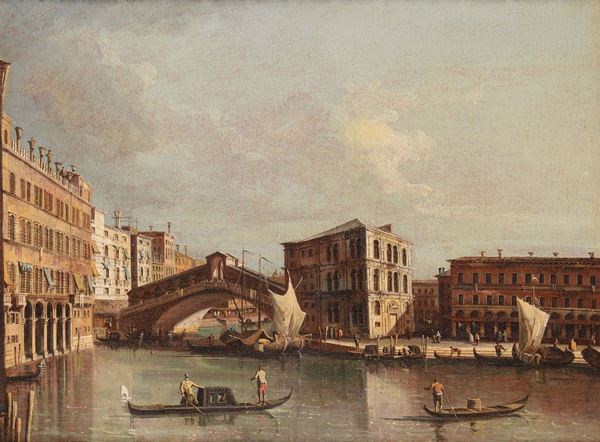 Giacomo Guardi (Venice 1764-1835) attributed to Veduta della chiesa di Santa Maria della Salute; Veduta  [..]