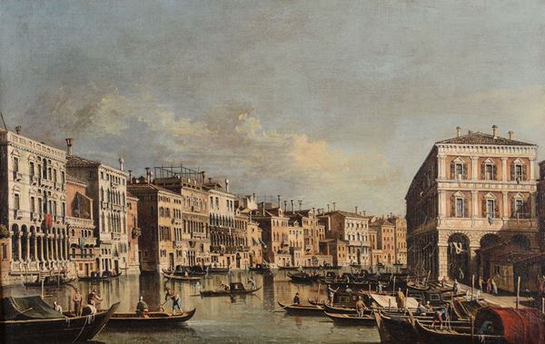 Pietro Bellotto (Volciano 1625 – Gargnano 1700), attributed to Veduta del Canal Grande a Venezia