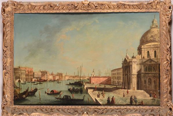 Giovanni Antonio Canal called Canaletto (Venice 1697-1768) workshop of Veduta del Canal Grande con la  [..]