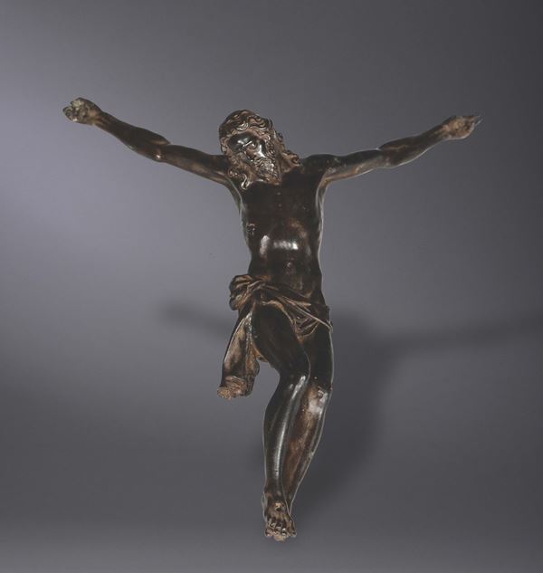A bronze Christ, 17th century Italian art