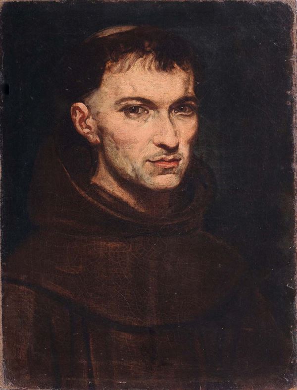 Paolo Borromini (1599-1667), attribuito a Ritratto di frate