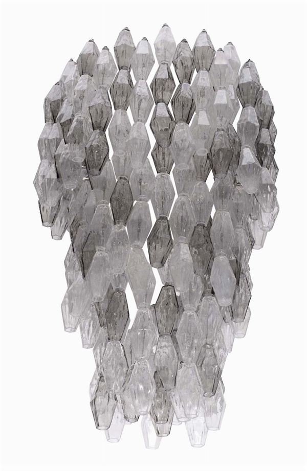 A polyhedric Venini lamp, 100x60 cm