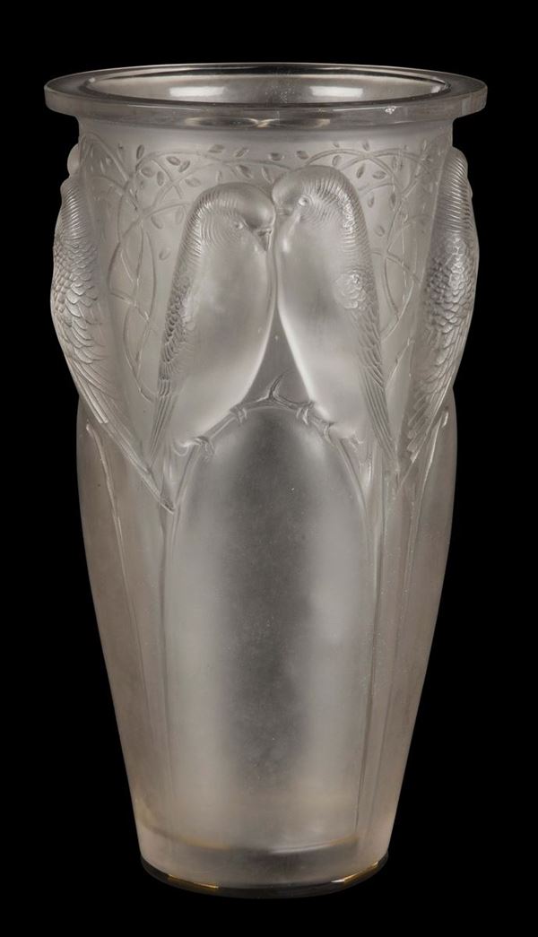 René Lalique (1860-1945), France Vaso “Ceylan”, modello creato nel 1924