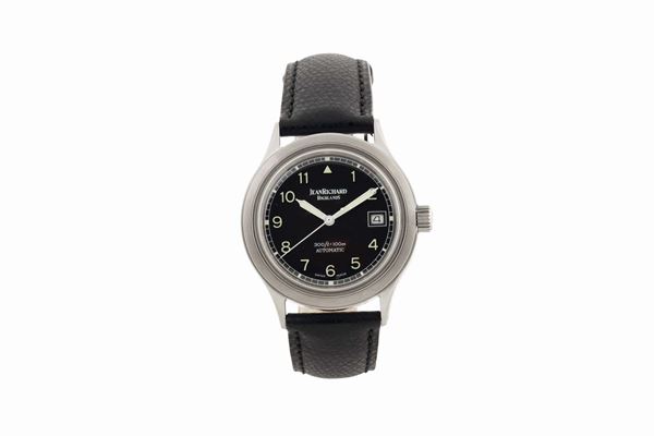 JEAN RICHARD, Highlands, Automatic, Ref.1787, orologio da polso, in acciaio, automatico, impermeabile con fibbia originale. Realizzato nel 1990