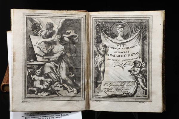 Soprani,Raffaello/Ratti,Carlo Giuseppe Vite de'pittori scultori e architetti genovesi..GenovaCasamara,1768-1769