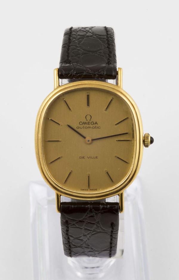 OMEGA DE VILLE, orologio da polso, in oro giallo 18K, automatico. realizzato nel 1970