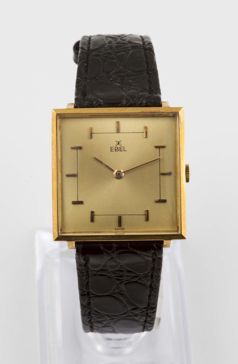 EBEL, orologio da polso, in oro giallo 18K, a carica manuale. Realizzato nel 1960 circa  - Asta Orologi da Polso e da Tasca - Cambi Casa d'Aste