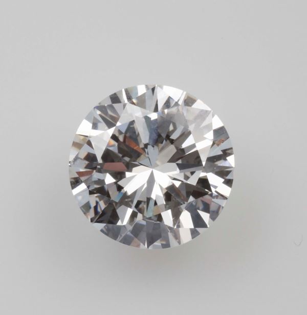 Unmounted brilliant-cut diamond weighing 4.84 carats